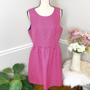 Cynthia Rowley Pink|Blue Sleeveless Party Dress